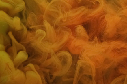 Smoke wave mystic fog orange yellow green mix ink, a Background Photo by Photo Drive Studio