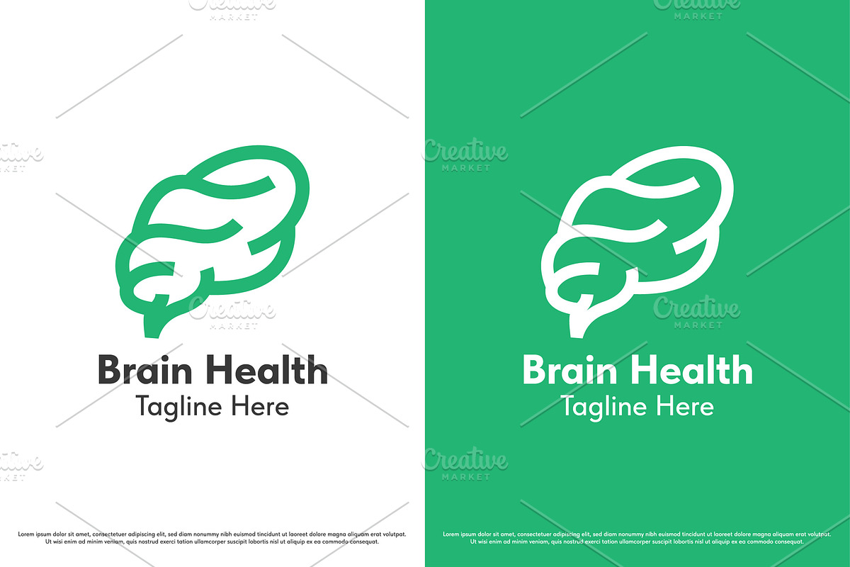 Brain Medication Logo Design Vector, a Branding & Logo Template by Morvana Crew