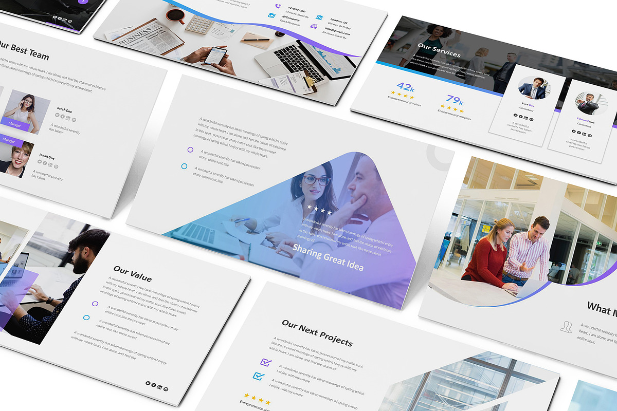 Startup Pitch Deck Google Slides, a Presentation Template by Giant Design (Photo 8 of 10)