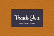 Shinay Display Font, a Script Font by nizarbagasm (Thumbnail 8 of 8)