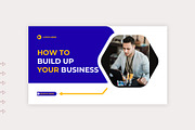 Business YouTube Thumbnail in PSD, a Social Media Template by Lakhan1998 (Thumbnail 4 of 5)