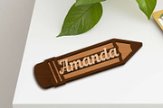 Pencil Set Decor Multilayer Template, a Templates & Theme by LaserCutano (Thumbnail 9 of 11)
