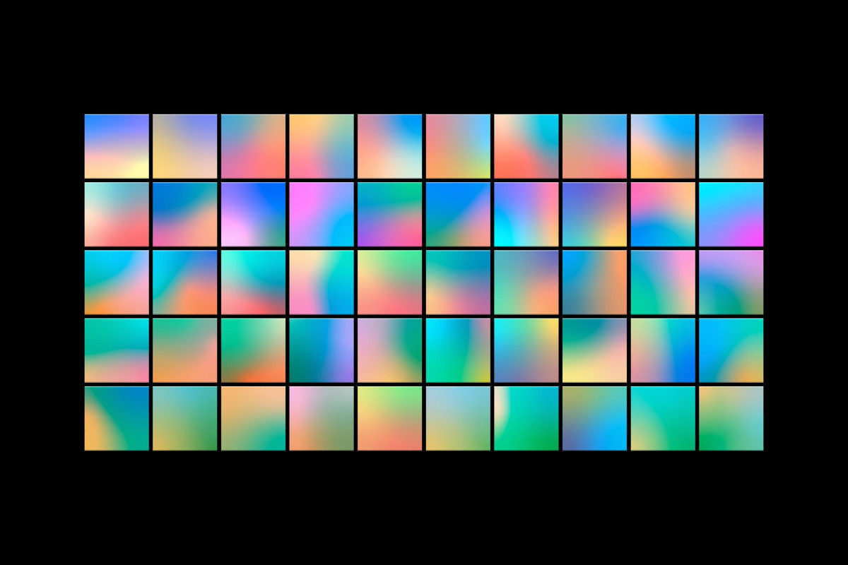 Vibrant – 100 Gradient Backgrounds, a Texture Graphic by MarkSupply (Photo 5 of 5)