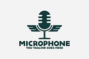 Microphone Logo, a Branding & Logo Template by Brandlogo (Thumbnail 1 of 3)