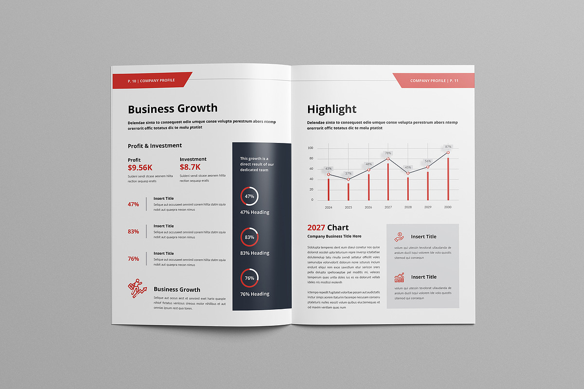 Company Profile | Canva & Word preview 6