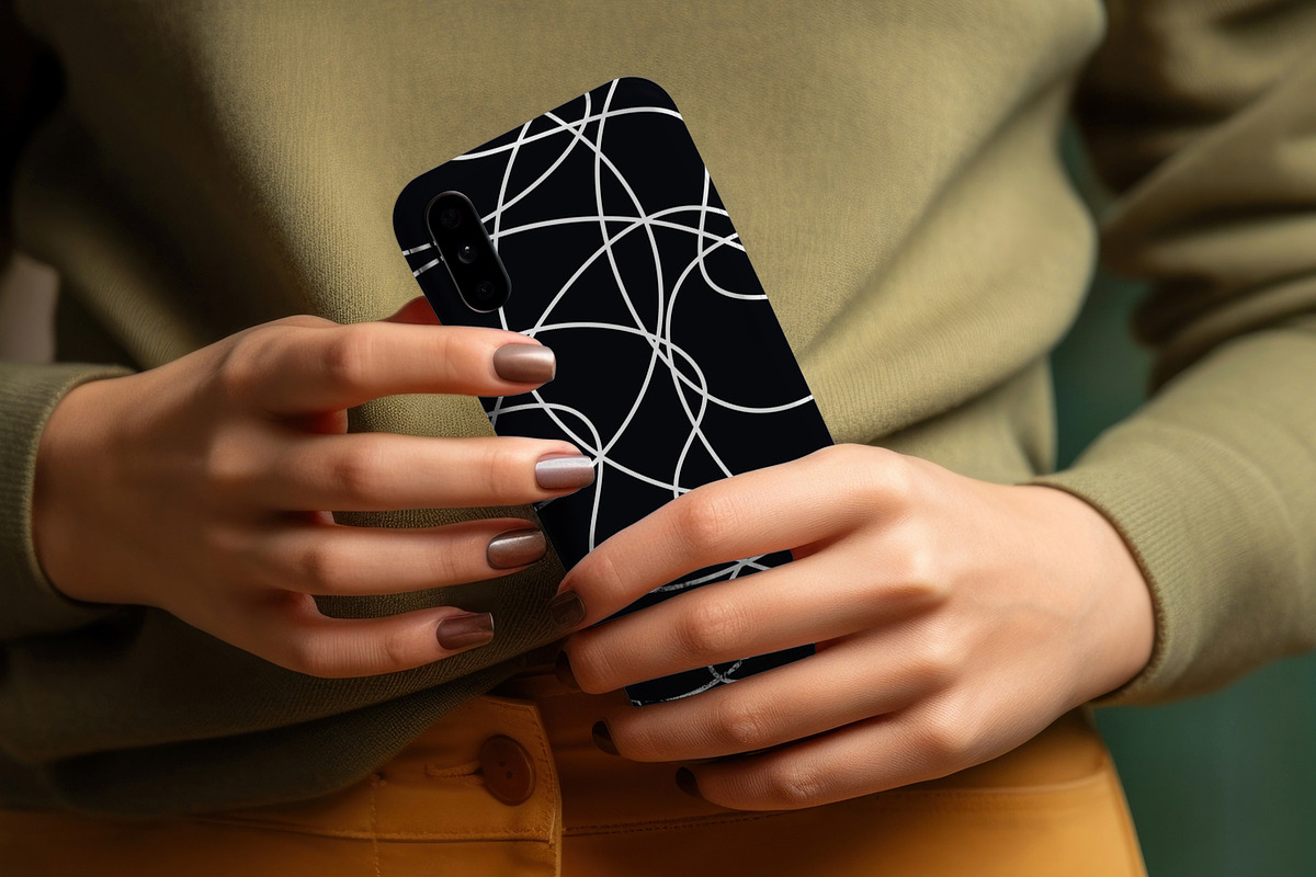 White Tangled Lines, a Background Graphic by MalyskaStudio (Photo 5 of 9)