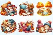 Fall Lazy Day Clipart, an Illustration by Craft Nest (Thumbnail 4 of 5)