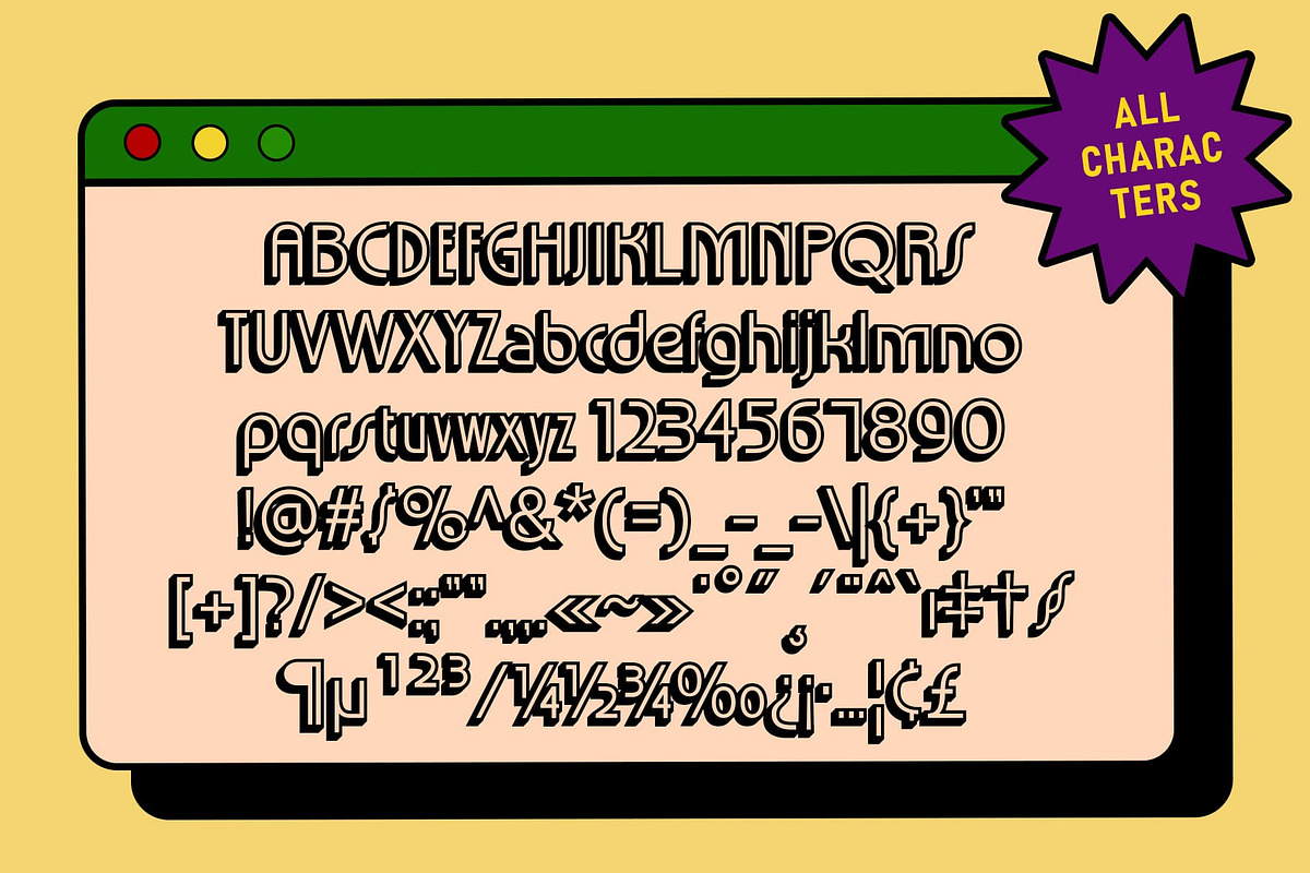 Acelina 3D, a Sans Serif Font by Craft Supply Co. (Photo 7 of 8)