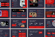 Red Space Universe GSlides, PPoint, a Presentation Template by Fit-tee (Thumbnail 2 of 2)