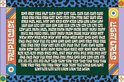 Kosnat Trunks Retro Display Typeface, a Sans Serif Font by alit design (Thumbnail 20 of 20)