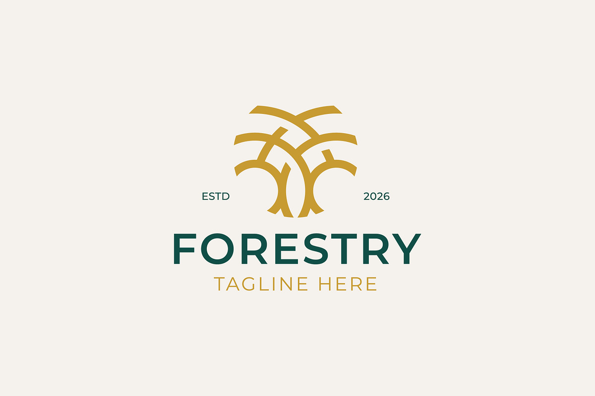 Wood Oak Tree or Banyan Tree Logo, a Branding & Logo Template by Signatoro (Photo 2 of 3)
