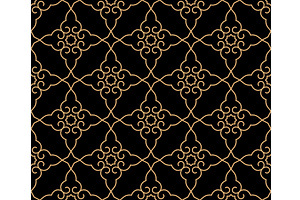 Abstract geometry pattern in Arabian, a Pattern Graphic by RODINA