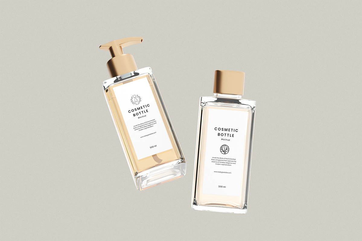 Cosmetic Bottle Mockup, a Merchandise Mockup by Twins_studio926 (Photo 4 of 5)