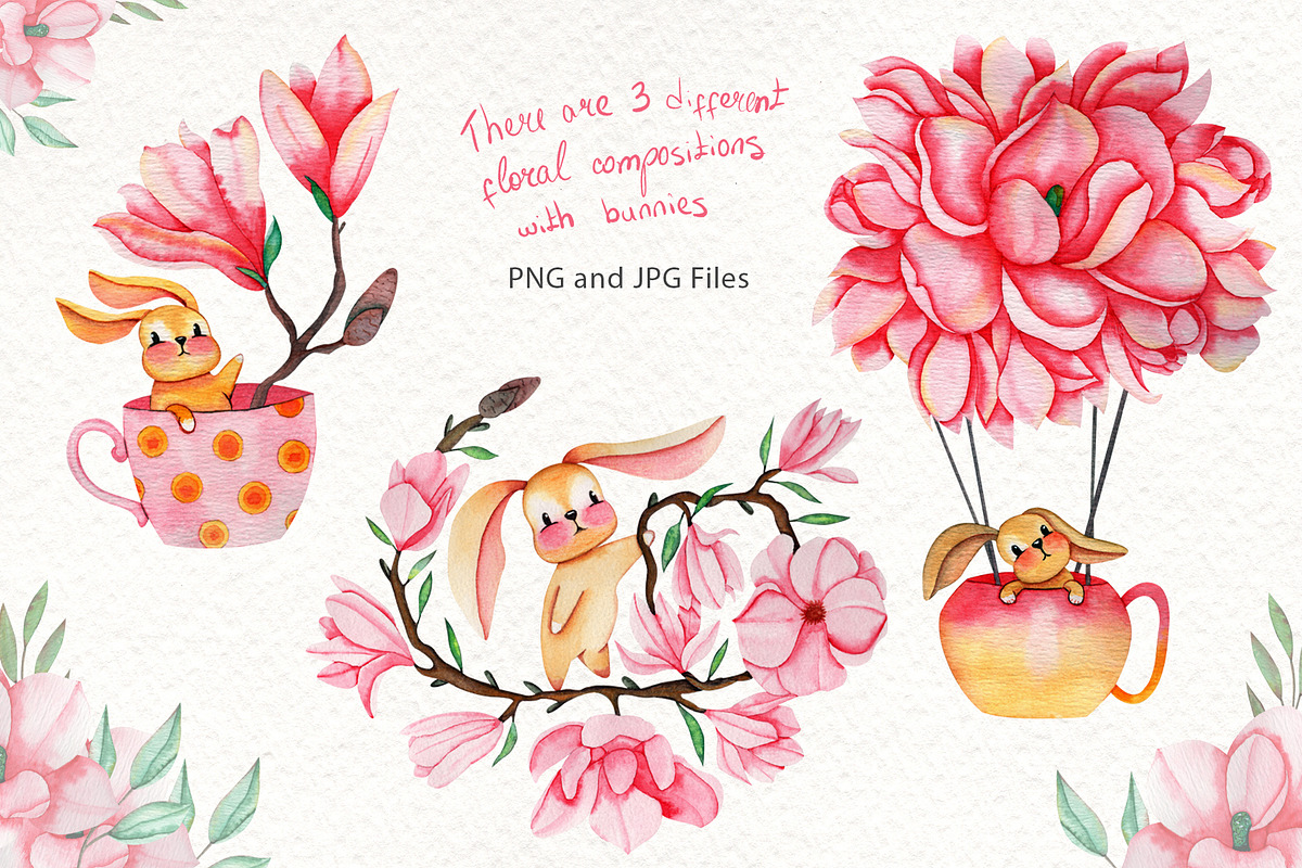 Magnolia Dream - Watercolor, an Illustration by TanataDesign (Photo 2 of 7)