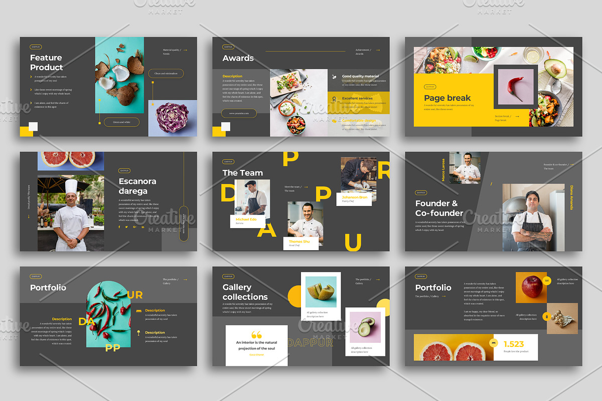 Interactive presentation templates, a Presentation Template by Aprndy85 (Photo 2 of 3)