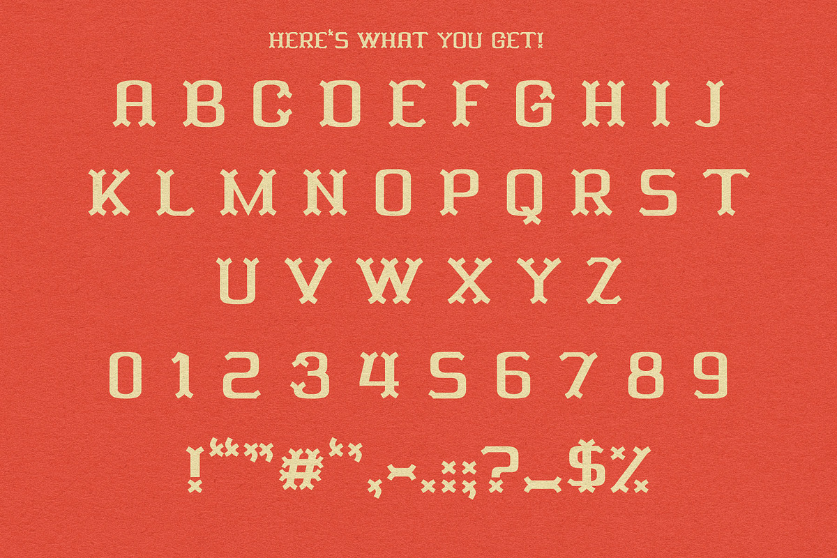 Circus by Eric Pond Designs, a Serif Font by Eric Pond Designs (Photo 2 of 3)