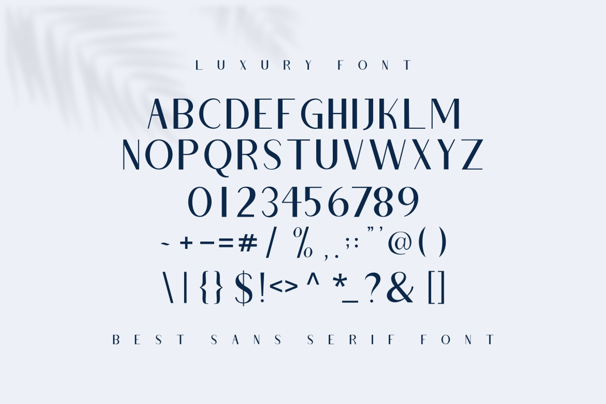 Adersa Luxury Modern Sans Serif Font, a Sans Serif Font by alanwarstd (Photo 4 of 5)