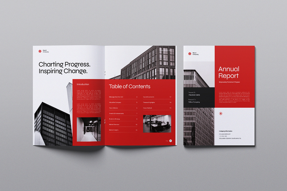 Annual Report Template preview 2
