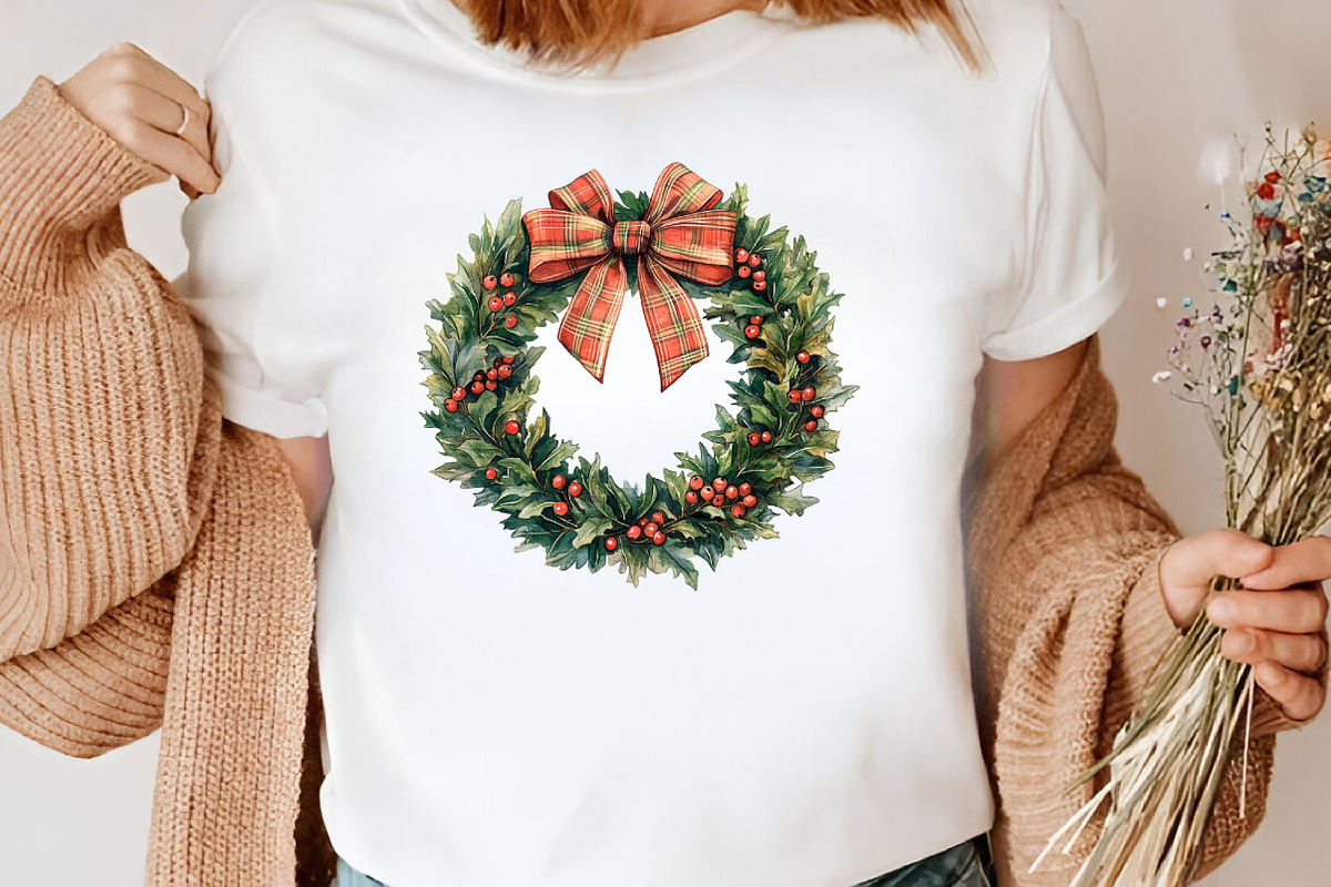 Watercolor Red Green Plaid Christmas, an Illustration by Canvas Craft (Photo 4 of 7)