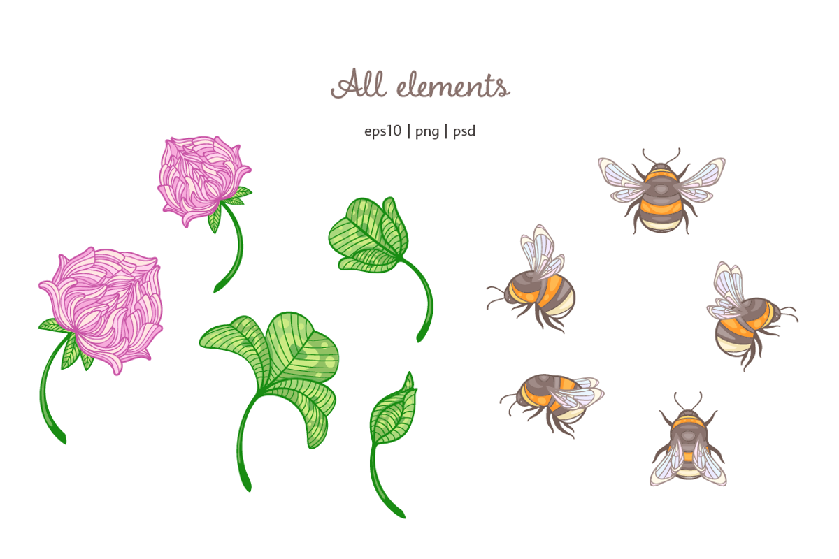 Clover summer set, an Object Graphic by zmeizza (Photo 5 of 5)