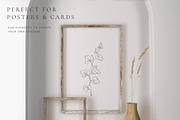 Floristic line art illustrations, a Decorative Illustration by La Petite Line Art (Thumbnail 6 of 10)