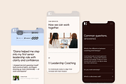 Coaching/Consulting Website Template, a Squarespace Template by WebInAWeek (Thumbnail 3 of 7)