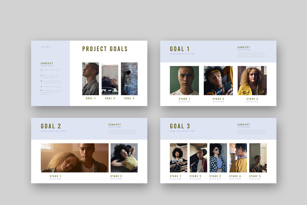Minimalist Project Presentation Set, a Templates & Theme by wavebreak