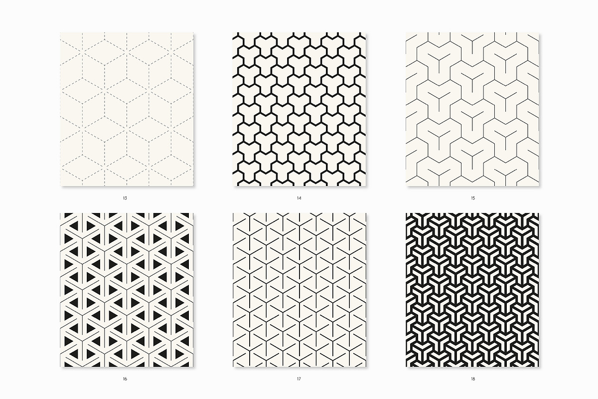 Essential Seamless Pattern Bundle, a Pattern Graphic by Curly_Pat (Photo 5 of 15)