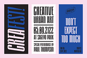 Klanting - Condensed Display Font, a Sans Serif Font by Kulokale (Thumbnail 9 of 10)