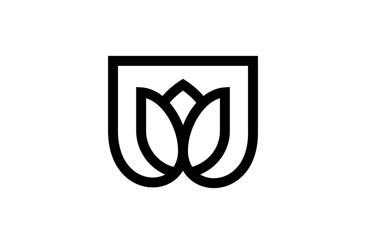 Letter U Flower Logo Design, a Branding & Logo Template by Buqancreative (Photo 3 of 4)