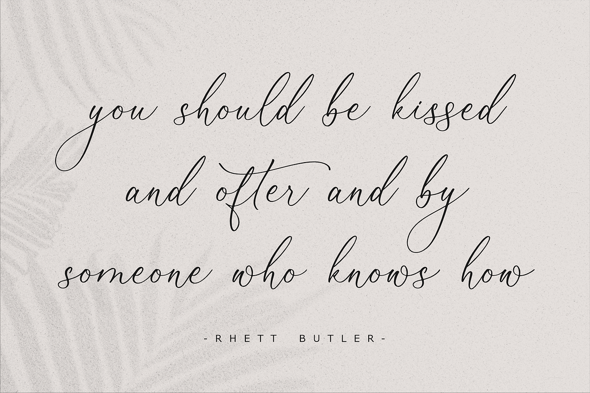 Beatrice Clorophil Chic Calligraphy, a Script Font by Storytype Studio (Photo 12 of 15)