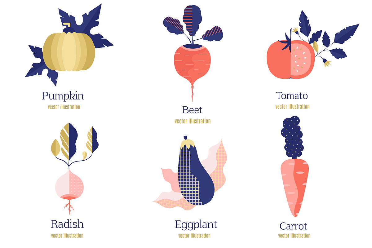 Fruits.Berries.Vegetables, a Food Illustration by TashaDraw (Photo 3 of 12)