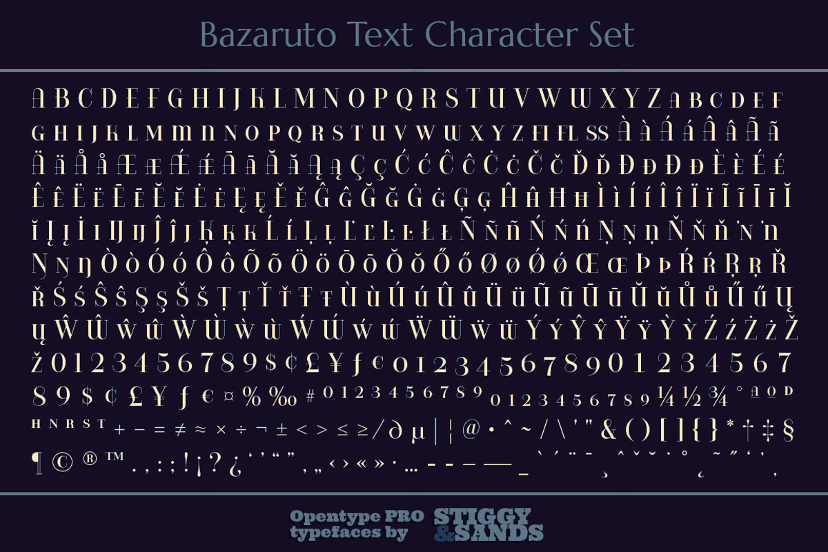 Bazaruto Text Family preview 6