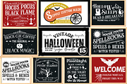 Farmhouse Halloween Sign SVG Bundle, an Object Graphic by Design's Dark (Thumbnail 5 of 9)