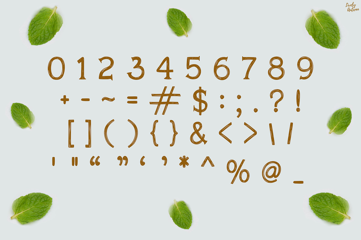 Mint | Handwritten Font, a Handwritten Font by LivelyAutumn11.11 (Photo 3 of 5)