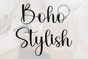 Boho Stylish, a Script Font by FreshTypeINK (Thumbnail 1 of 8)