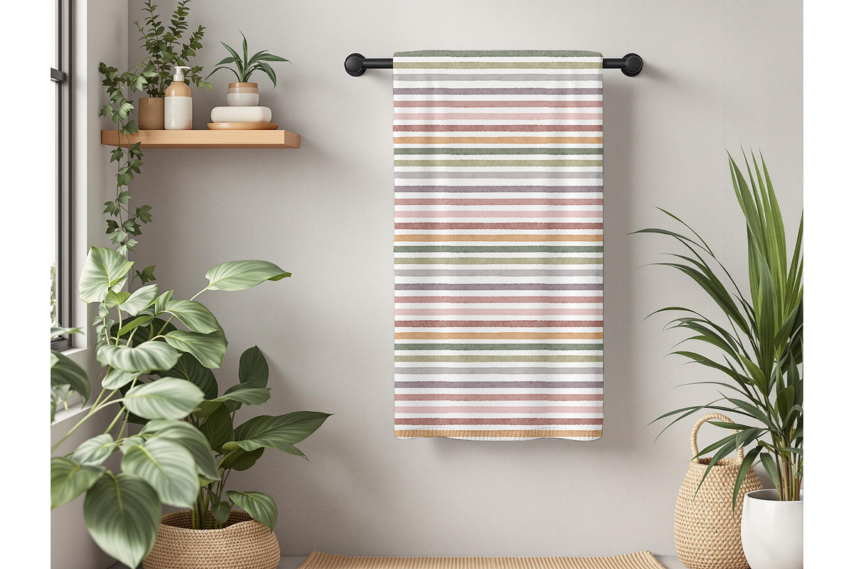 Pastel Earth Stripes Repeat File, a Pattern Graphic by OwlAndFern (Photo 9 of 16)
