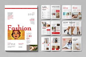 Fashion Look Book Design Template, a Brochure Template by MightyDesign