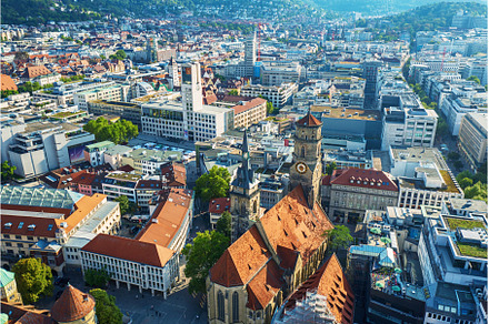 Stiftskirche church in Stuttgart, an Architecture Photo by Nature and travel