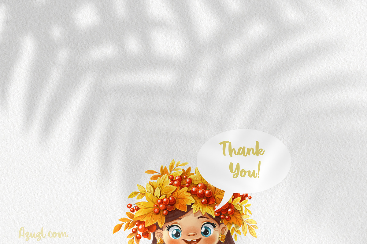 Girl in wreath back to school, a Person Illustration by Azuzlikus (Photo 3 of 3)