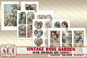 Rose Garden Junk Journal ADDON, a Person Illustration by CraftArtStory (Thumbnail 5 of 6)