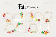 Fall Frames Watercolors, an Illustration by iHeartStudio (Thumbnail 2 of 4)