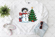 Funny snowman png, Christmas snowman, an Illustration by Craft Nest (Thumbnail 5 of 6)