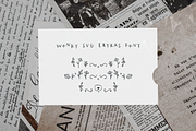 Wonky SVG Font And Extras, a Handwritten Font by Ana's Fonts (Thumbnail 12 of 13)