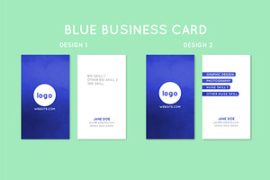 Multi-Colored Business Card