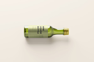 Mini Liquor Bottle Mockup