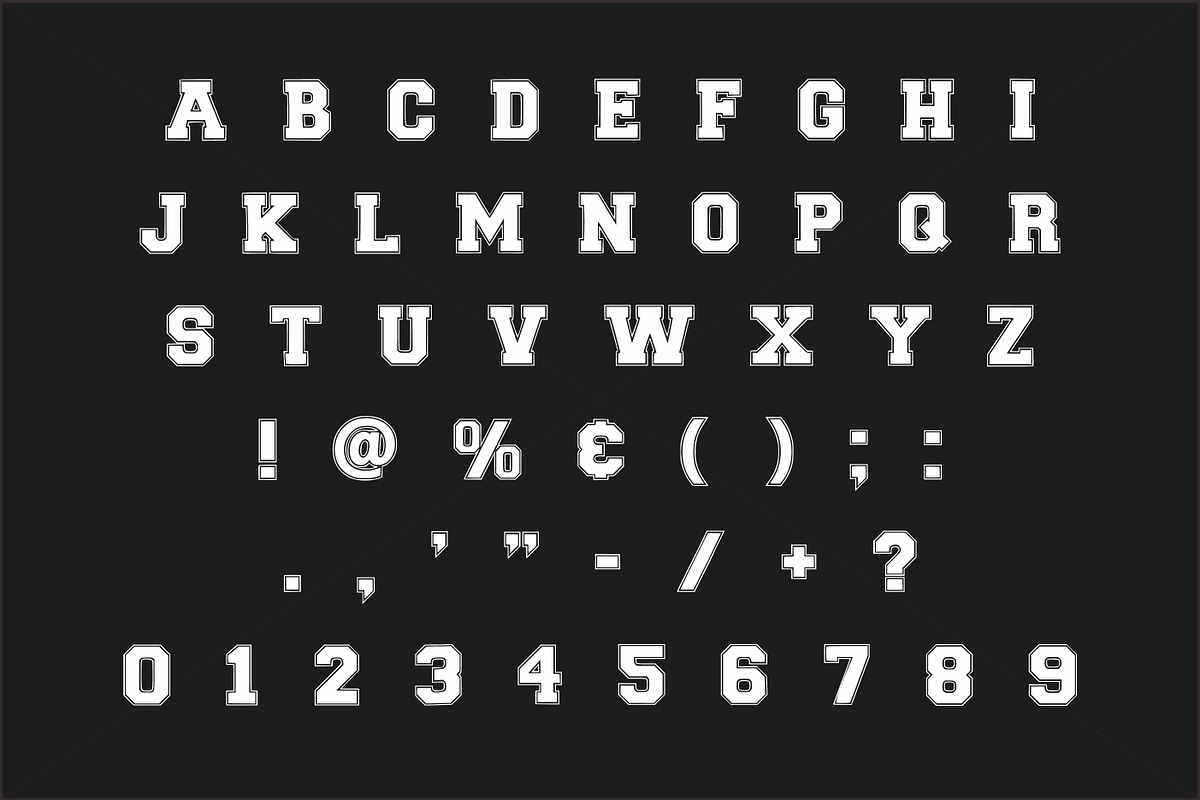 Chicago Bulls, a Slab Serif Font by Limited.studio (Photo 6 of 7)