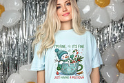 Funny Cute Snowman Png Christmas PNG, an Illustration by designcity5 (Thumbnail 7 of 8)