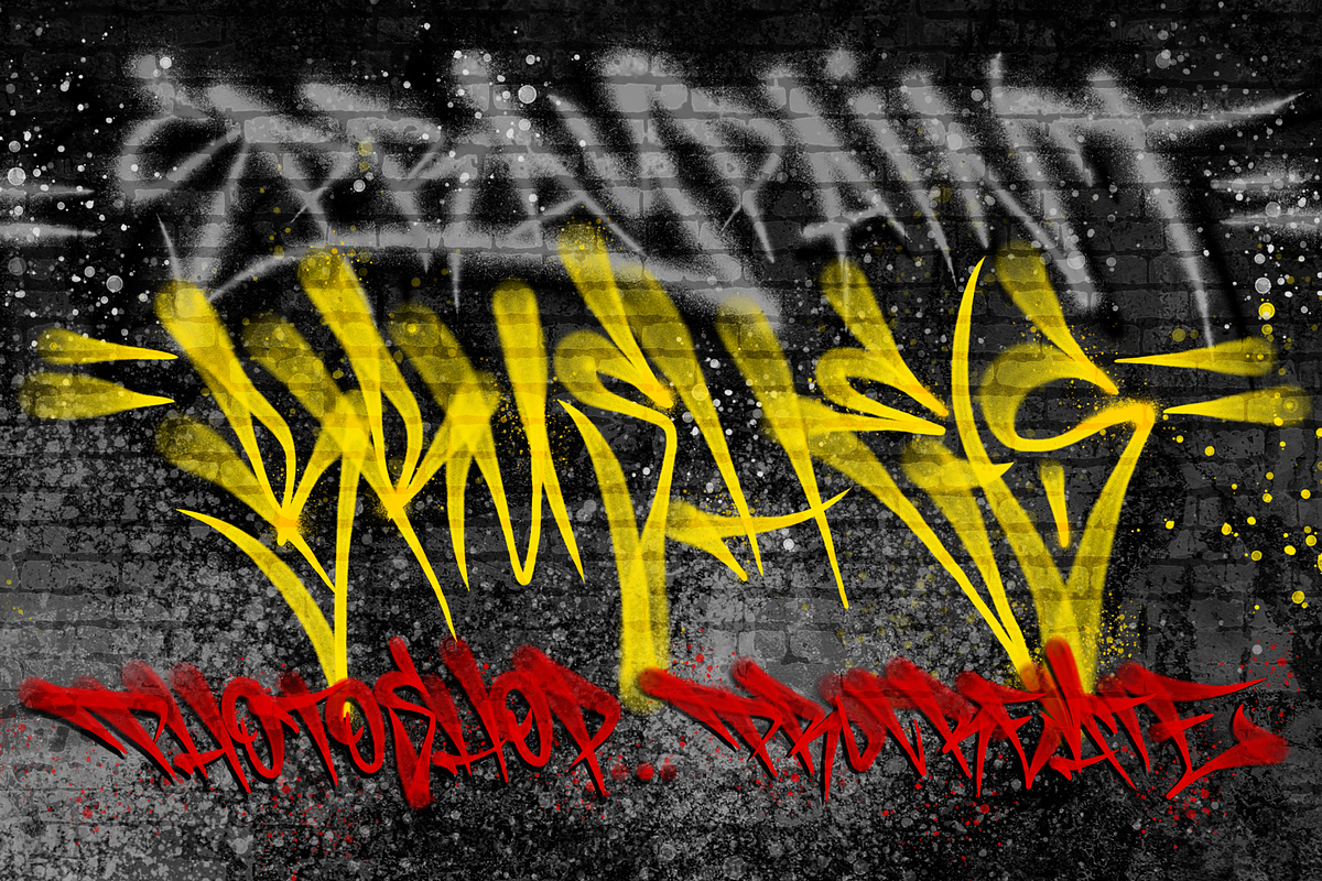Raseone Real Spray Paint Brushes, a Brush Add-On by Graffiti Fonts® (Photo 3 of 5)