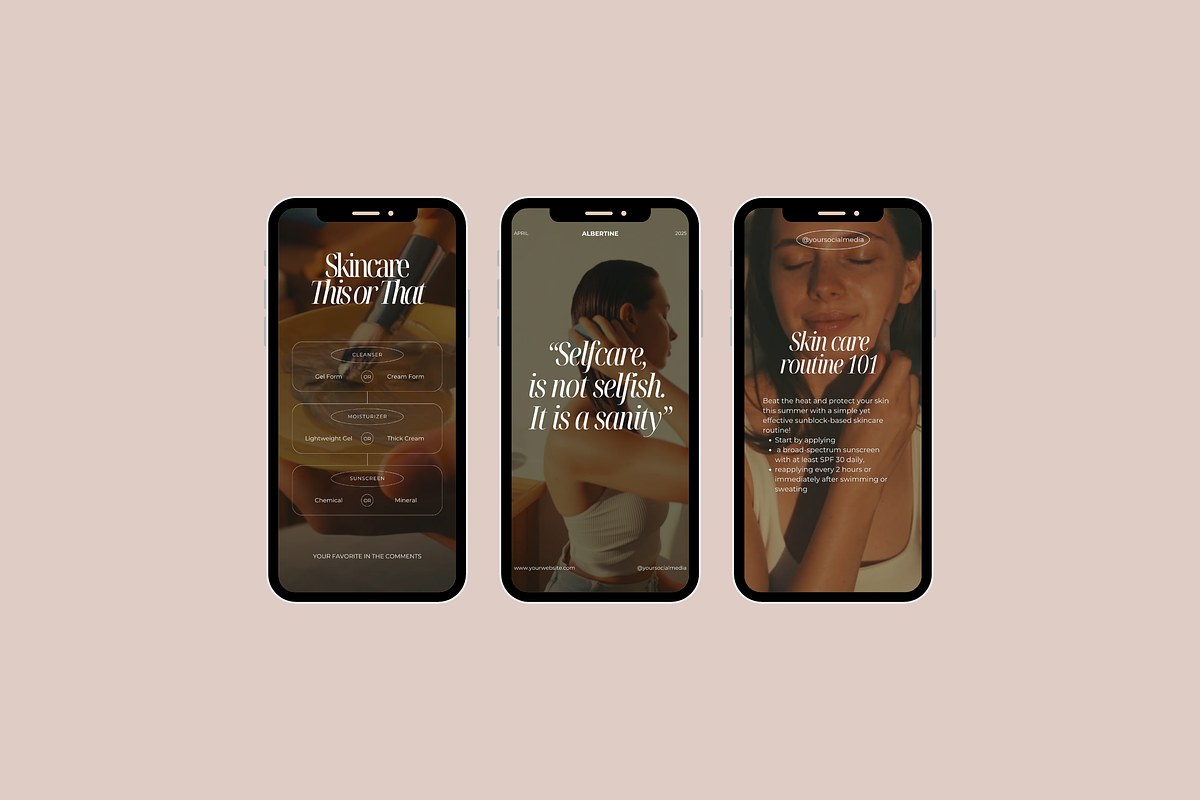 Aesthetic Skincare Instagram Reel, a Social Media Template by My Template Studio (Photo 11 of 14)